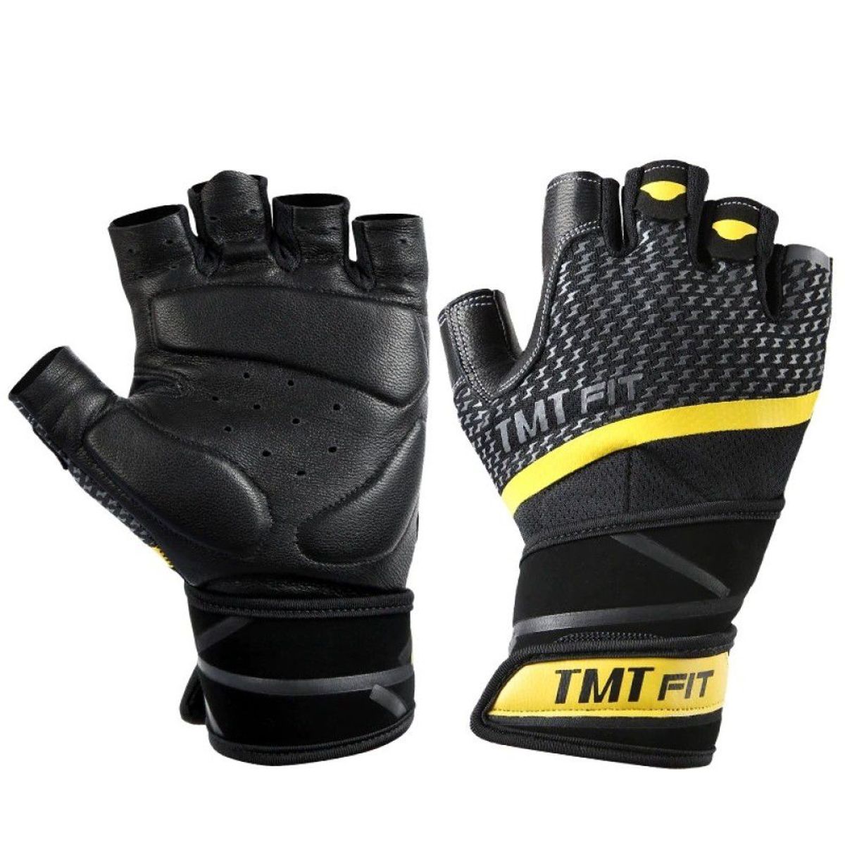 TMT - Guantes Gym Fitness TMT W66 Ejercicio De Cuero Crossfit