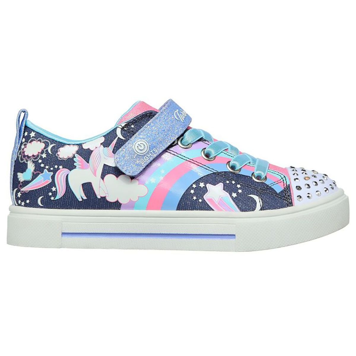 SKECHERS - Zapatilla Skechers Twinkle Sparks - Unicorn Charmed - 314789N-NVMT - Azul