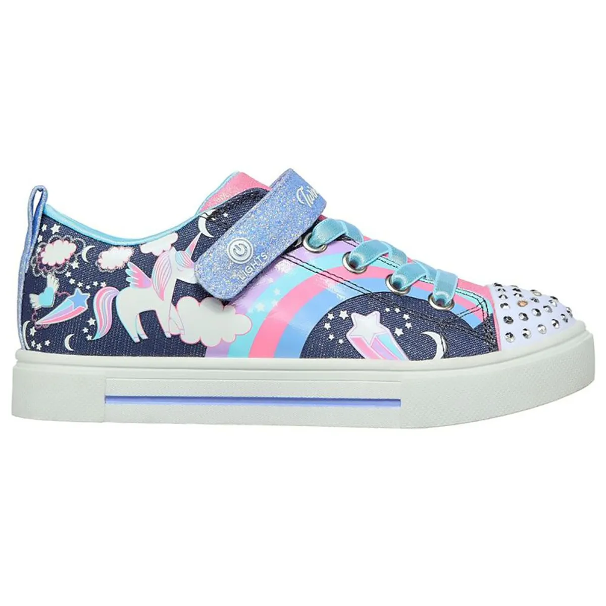 SKECHERS - Zapatilla Skechers Twinkle Sparks - Unicorn Charmed - 314789N-NVMT - Azul