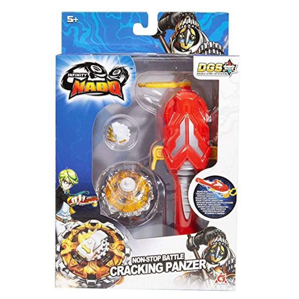 INFINITY NADO - Juguete Trompo de Batalla Serie Original  Cracking Panzer