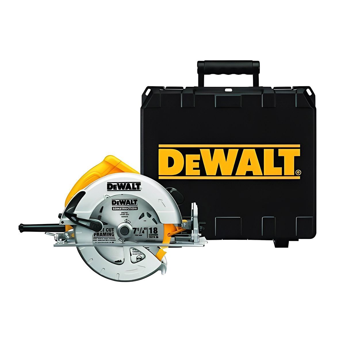 DEWALT - Sierra Circular 7-14 1800W Maleta Plástica DEWALT Dwe575K-B2