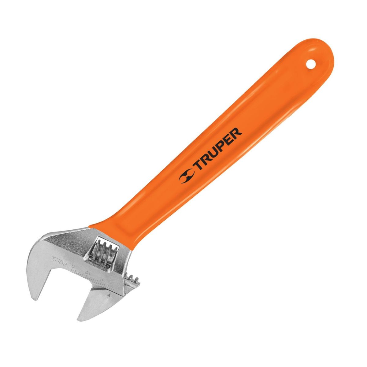 TRUPER - Llave francesa 12 Pulg. cromado mango pvc