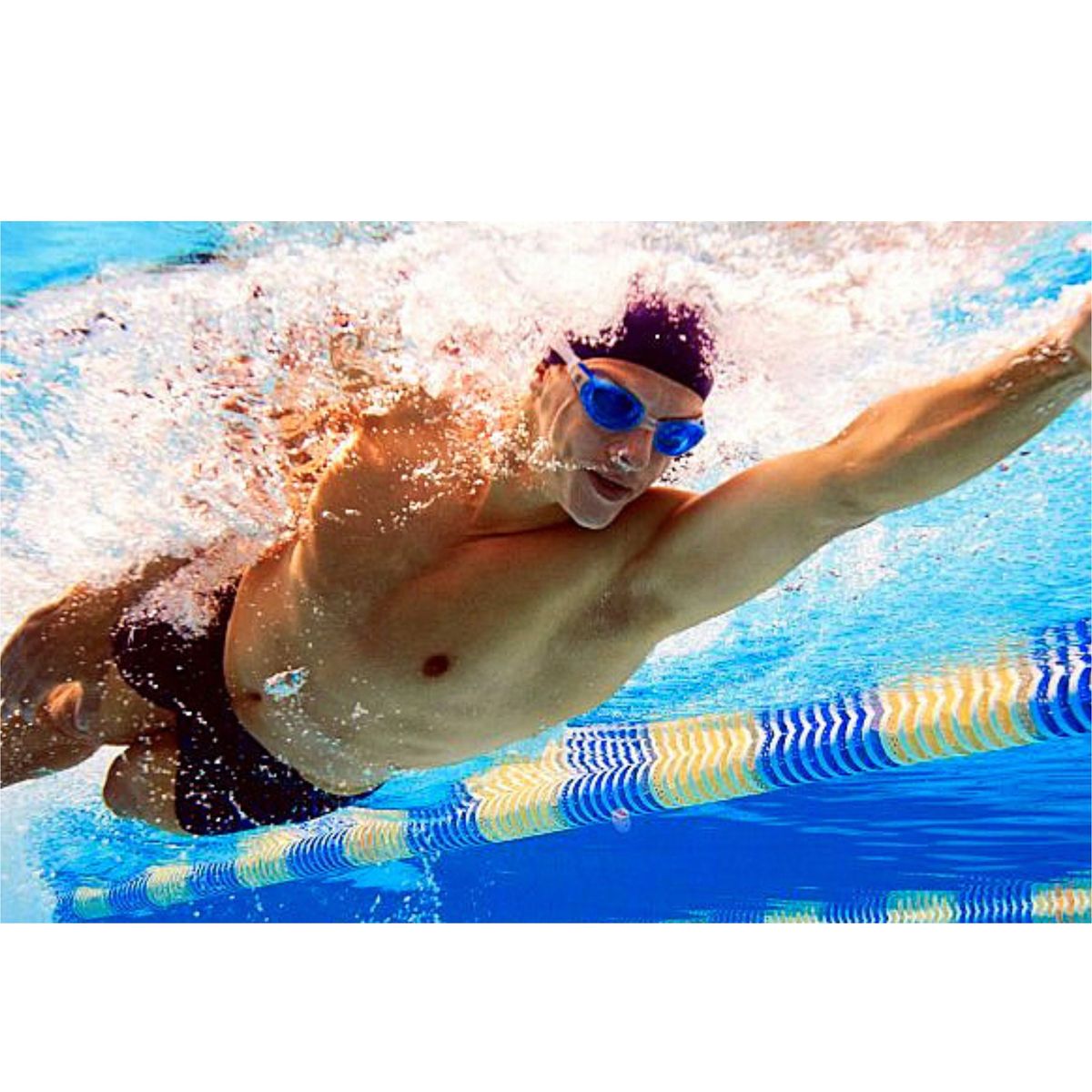 GENERICO - Lentes de Natación Torneo Azul