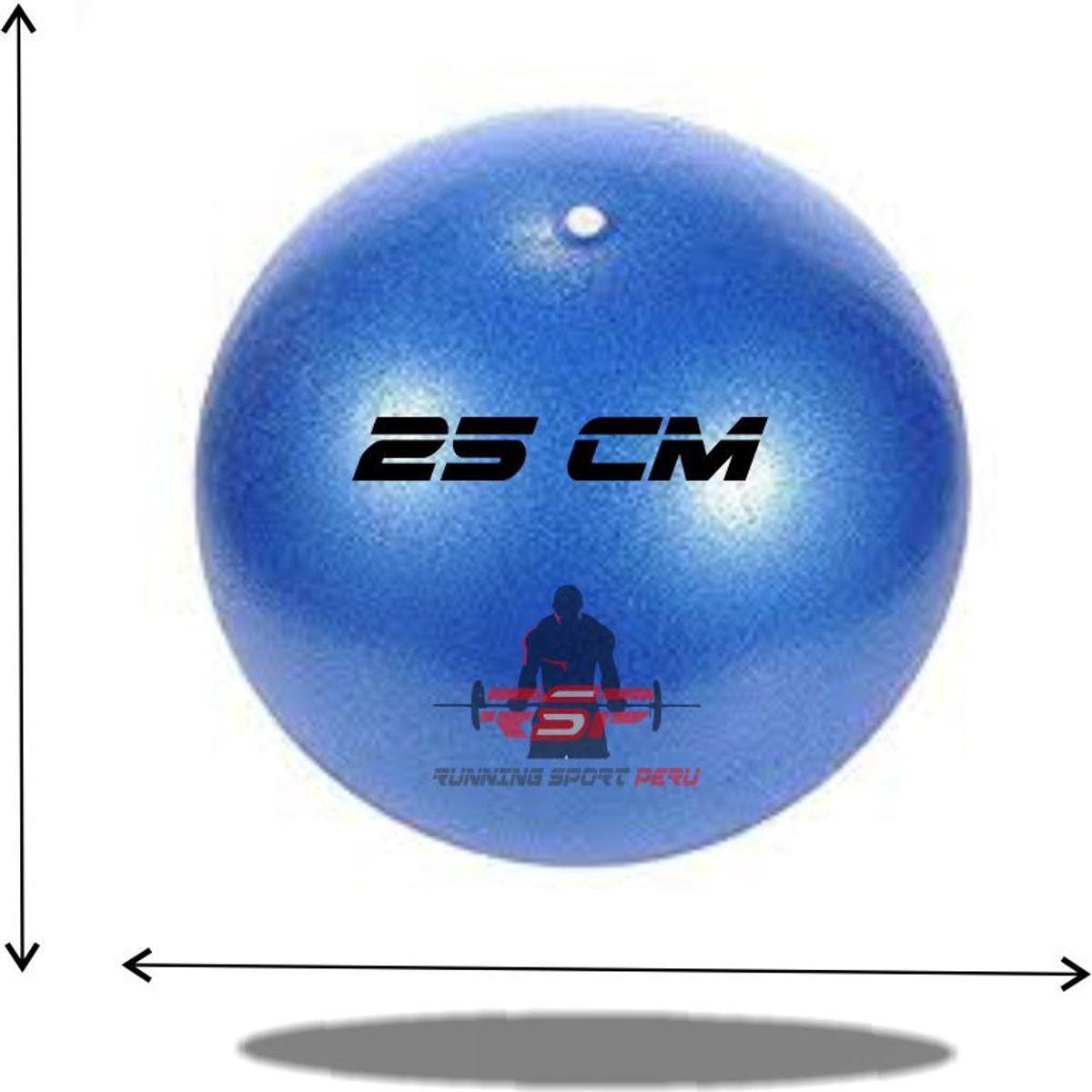 ARGYM - Pelota para Yoga Pilates 25cm Azul