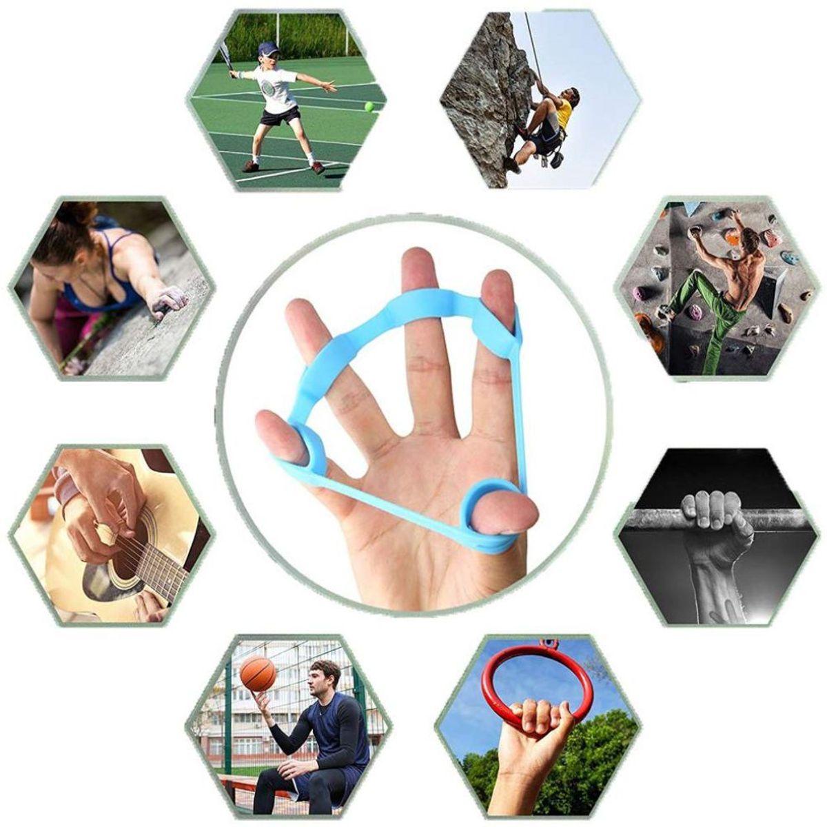 GFORCE - Ejercitador para Dedos 3KG Nivel 1