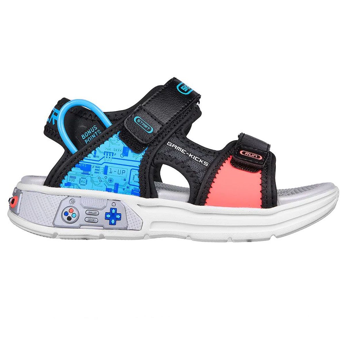 SKECHERS - Sandalia Skechers Power Splash 402264L-BKMT - Negro_.