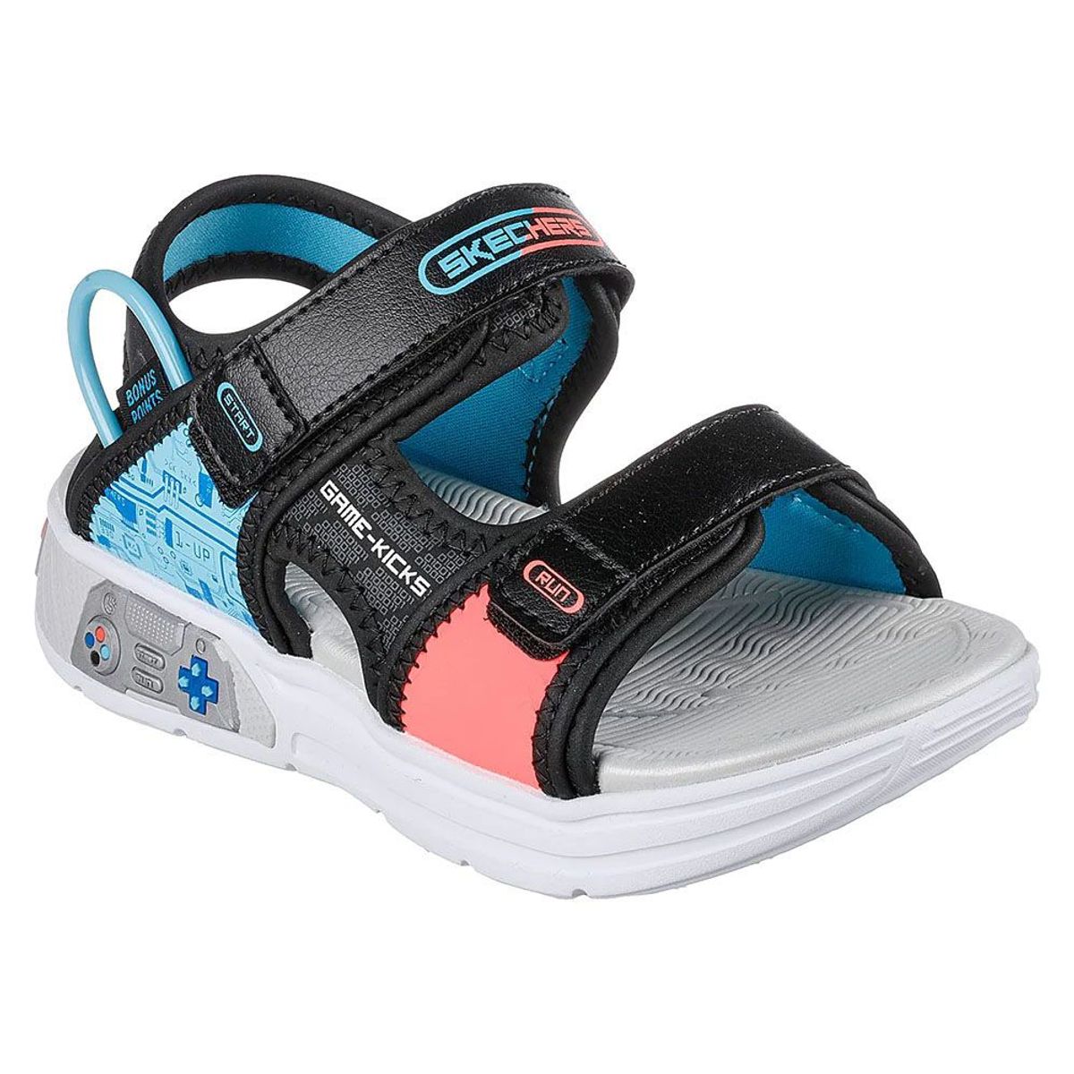 SKECHERS - Sandalia Skechers Power Splash 402264L-BKMT - Negro_.