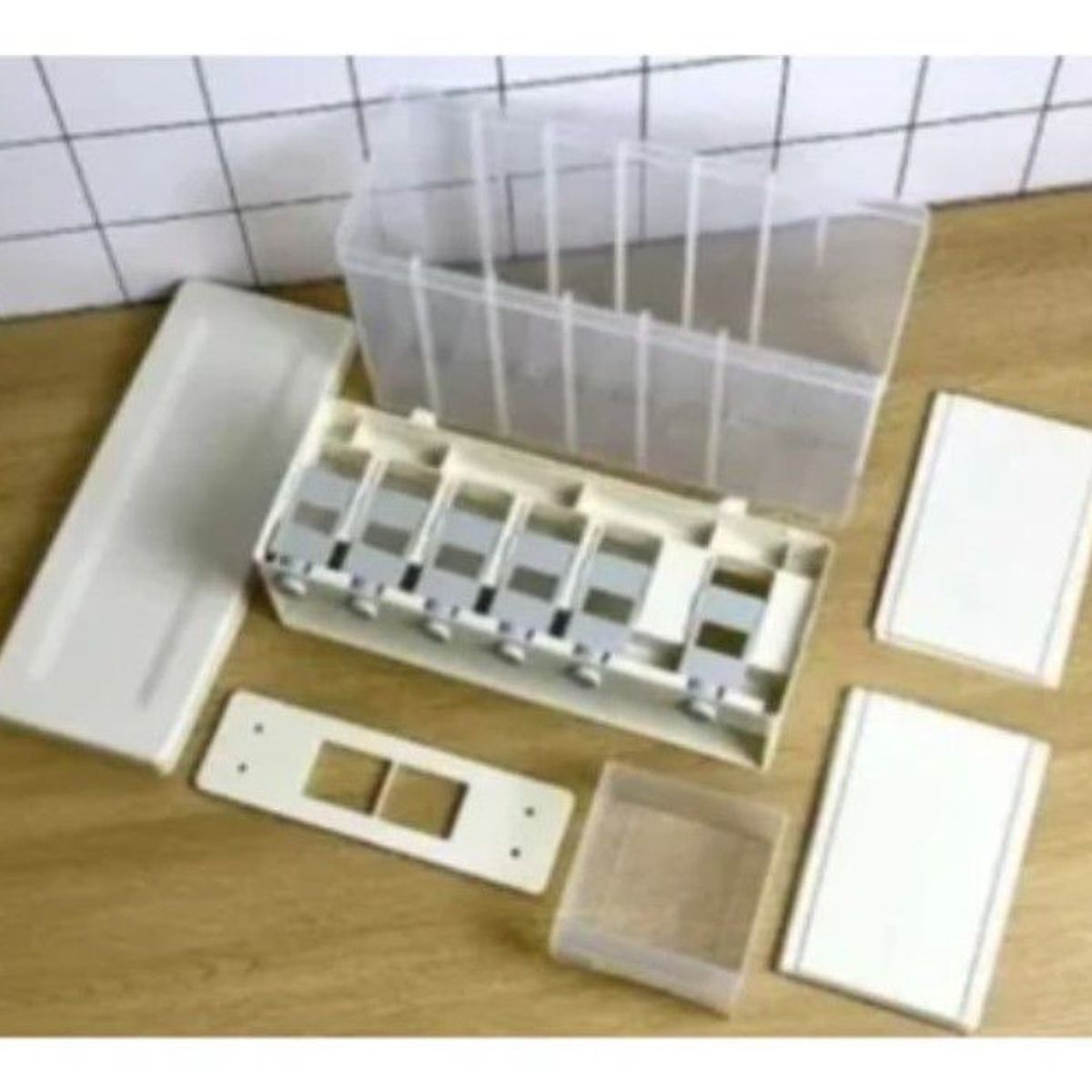 GENERICO - DISPENSADOR DE ARROZ CEREALES CON 6 DIVISIONES DE CALIDAD