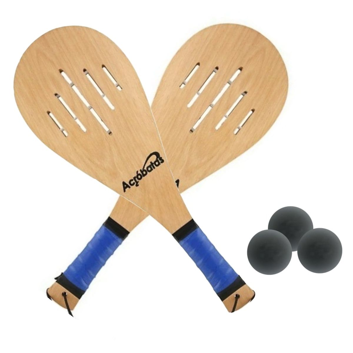 RUNNING SPORT PERU - Dos Raquetas de Frontón con 3 Pelotas