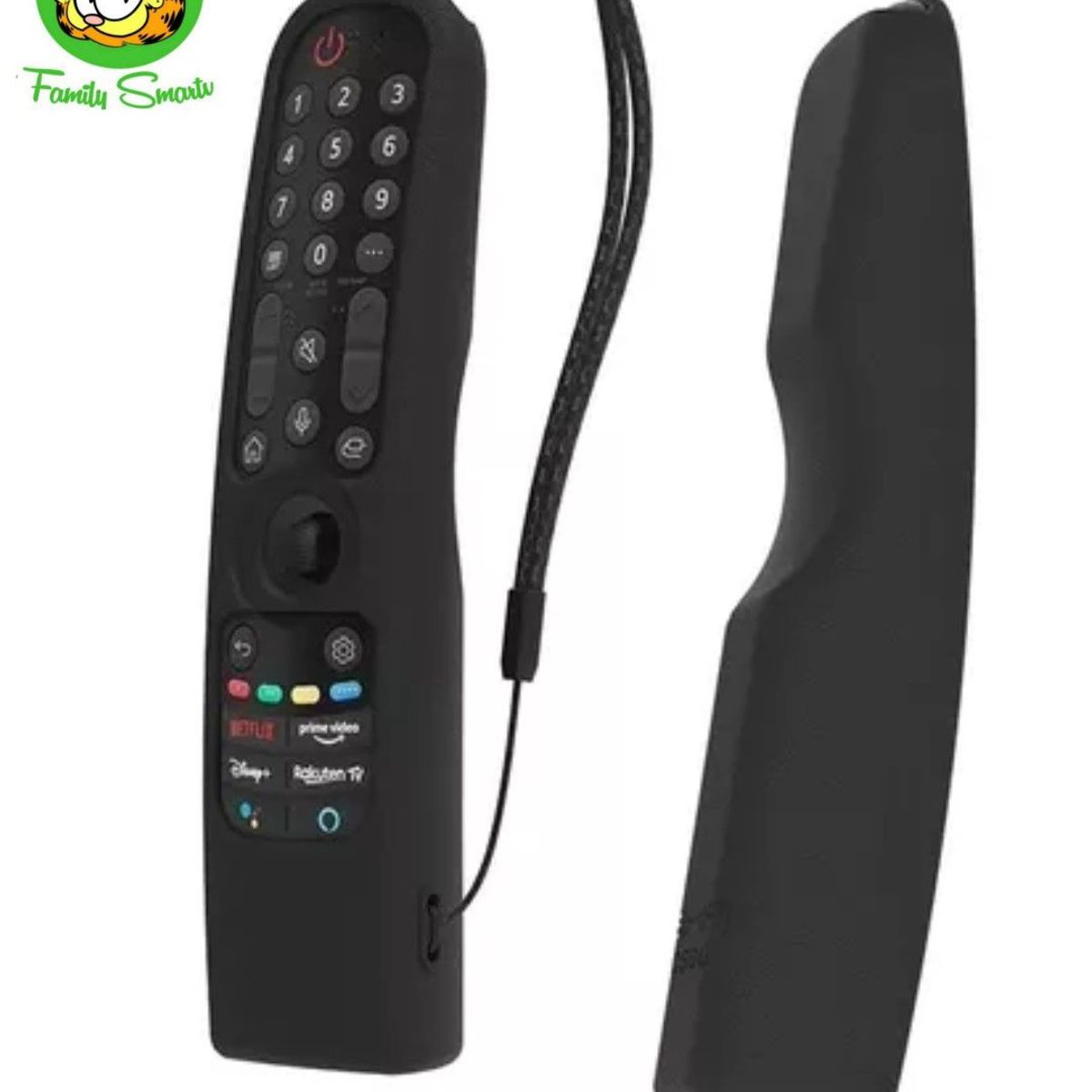 GENERICO - Funda para Magic Remote LG 2021 Silicona - negro