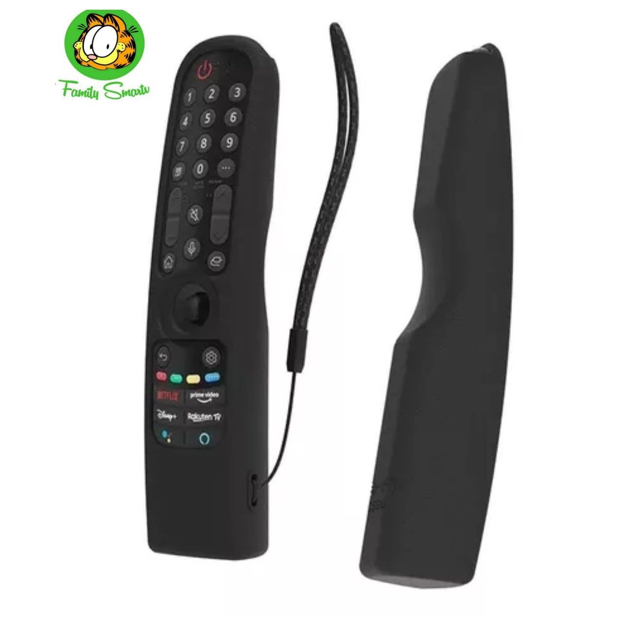 GENERICO - Funda para Magic Remote LG 2021 Silicona - negro