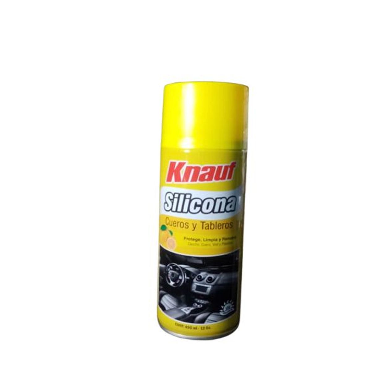 KNAUF - Silicona para Cueros y Tableros Knauf x 450ml - Aroma Limon