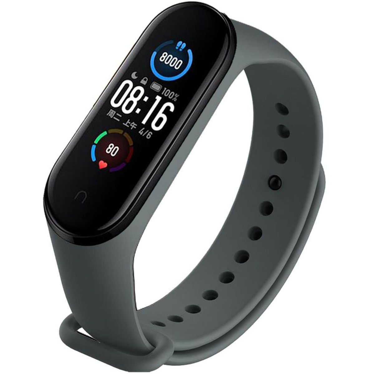 GENERICO - Correa Para Xiaomi Mi Band 3 Gris Oscuro