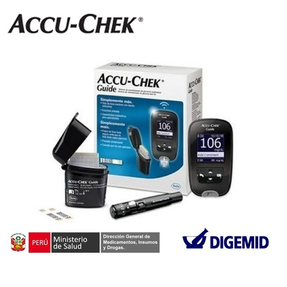 ACCU CHEK - GLUCOMETRO ACCU-CHEK GUIDE