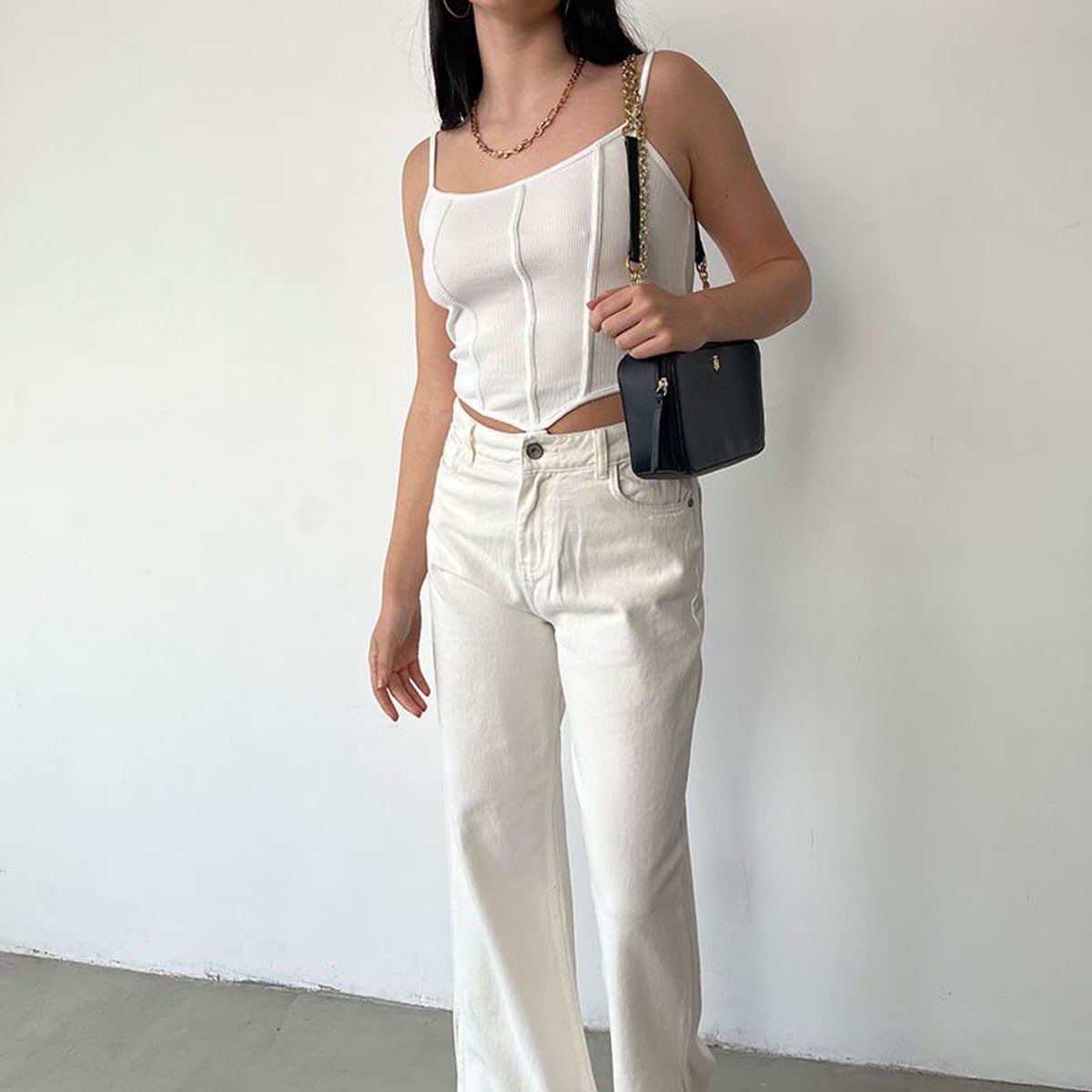 DESIRE - JEAN COLOR WIDE LEG ABERTURA DESIRE PARA MUJER