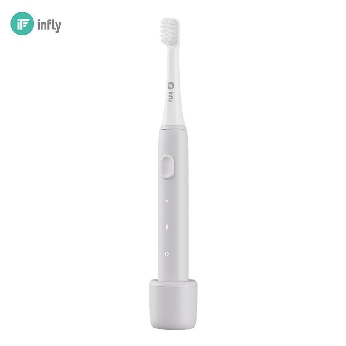 INFLY - InFly - Cepillo dental eléctrico P20A Gris - Incluye set de repuestos