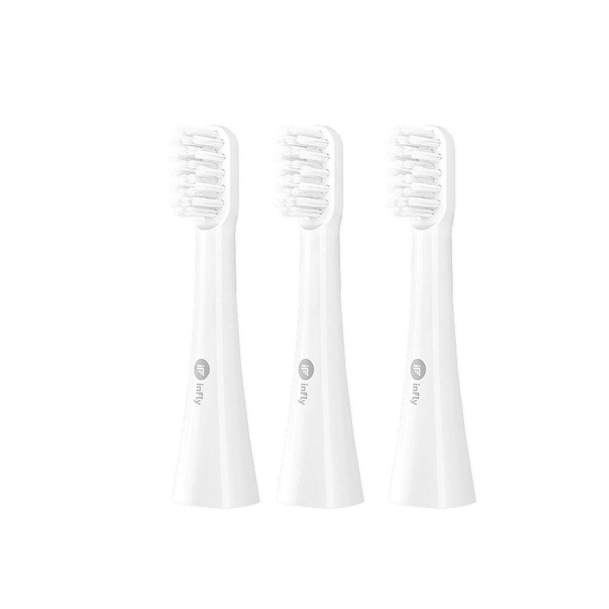 INFLY - InFly - Repuesto cabezal para cepillo dental P20A - Pack 3 cepillos