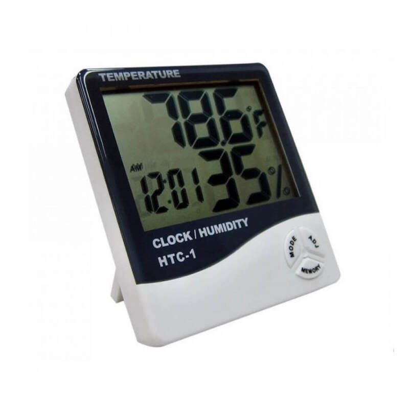 OEM - Medidor De Humedad Digital Termometro Higrometro De Temperatura HTC 1
