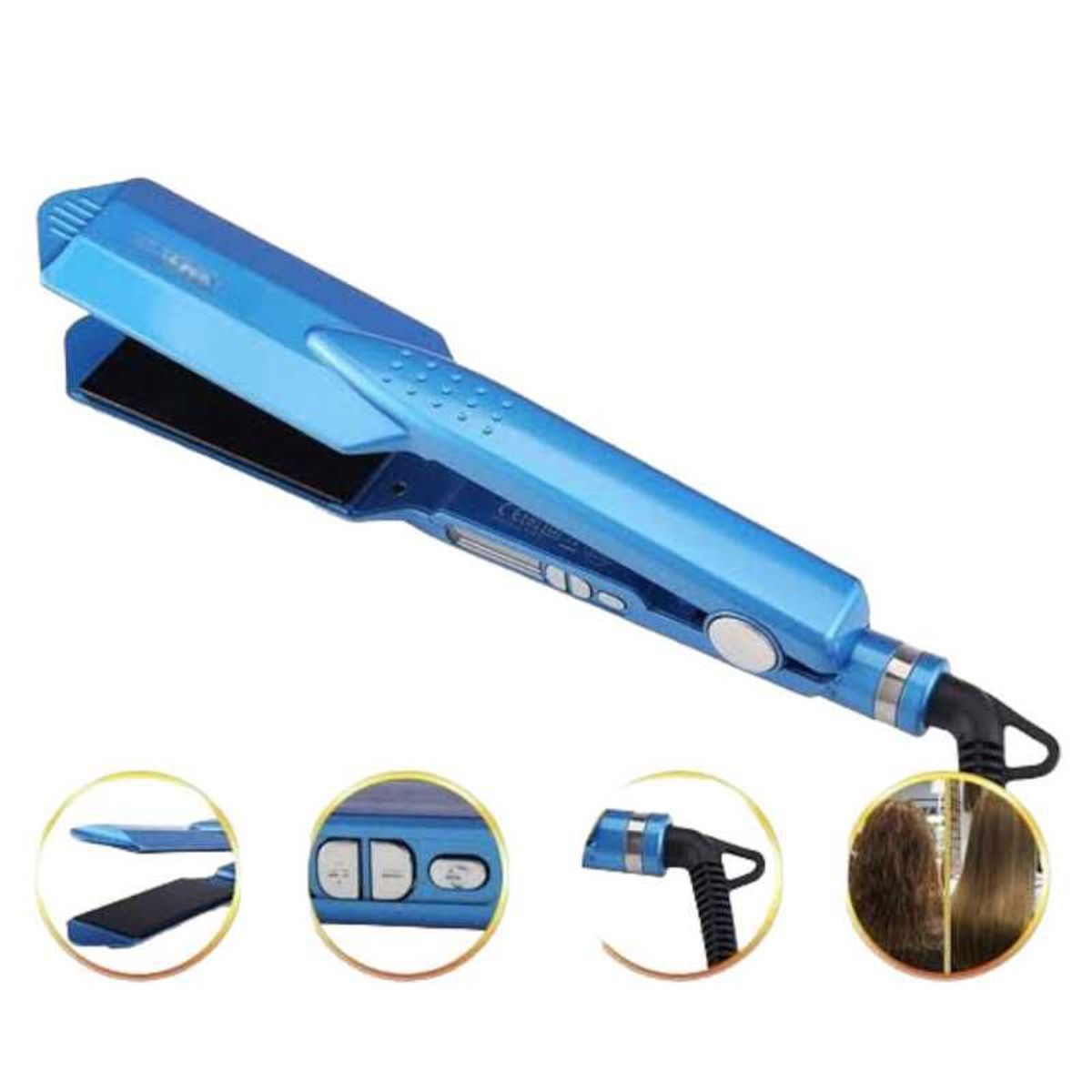 OEM - Plancha Laceador Para Cabello Digital Hasta 440°F de Ceramica