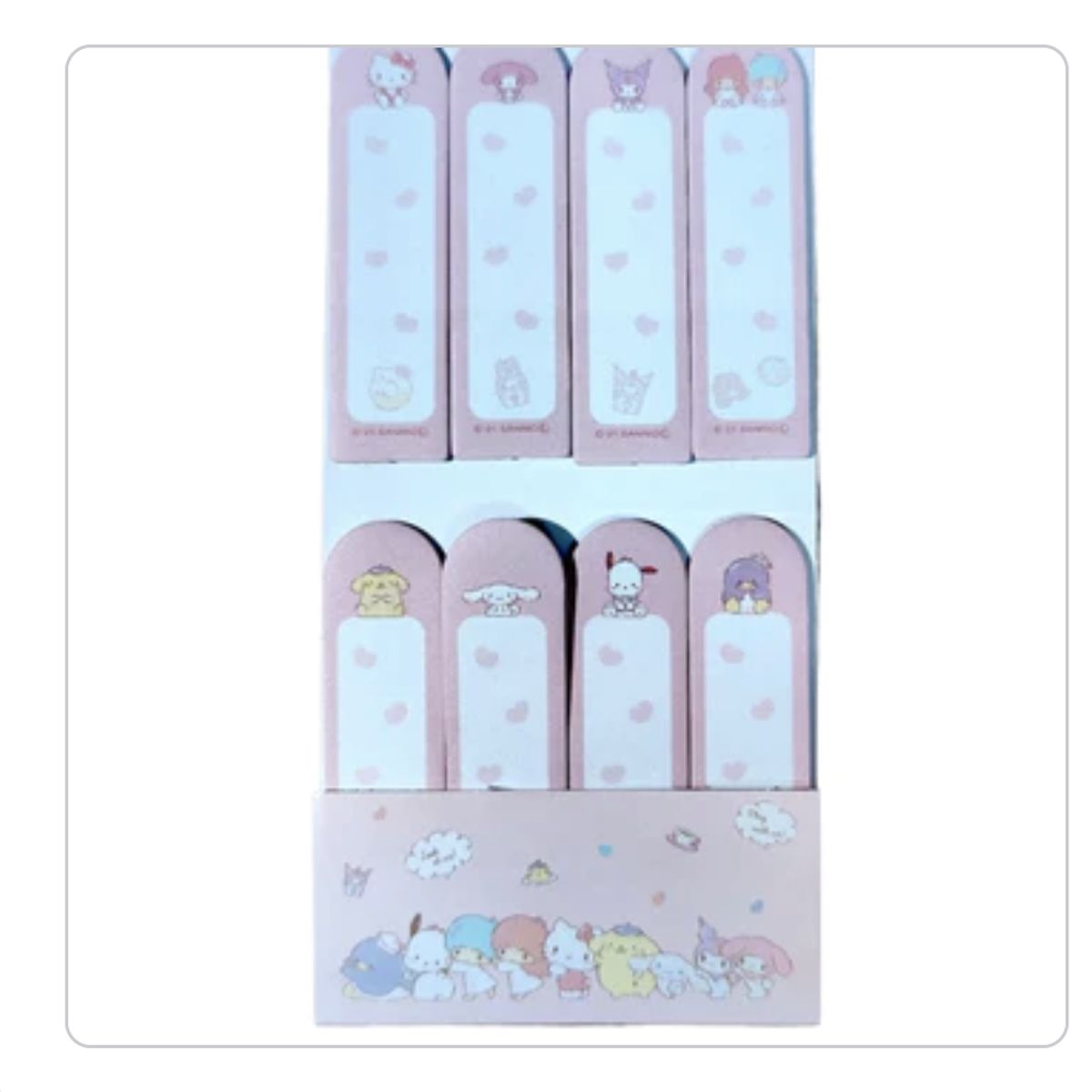 SANRIO - Sanrio - Notas Adhesivas Sanrio Characters Flag Pink