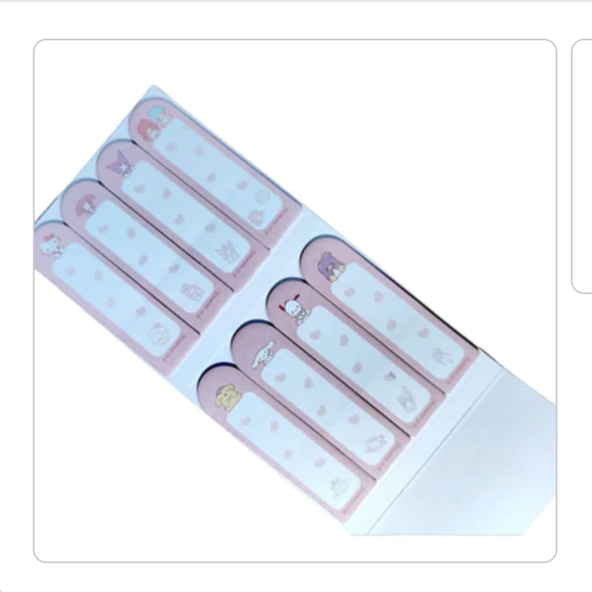 SANRIO - Sanrio - Notas Adhesivas Sanrio Characters Flag Pink