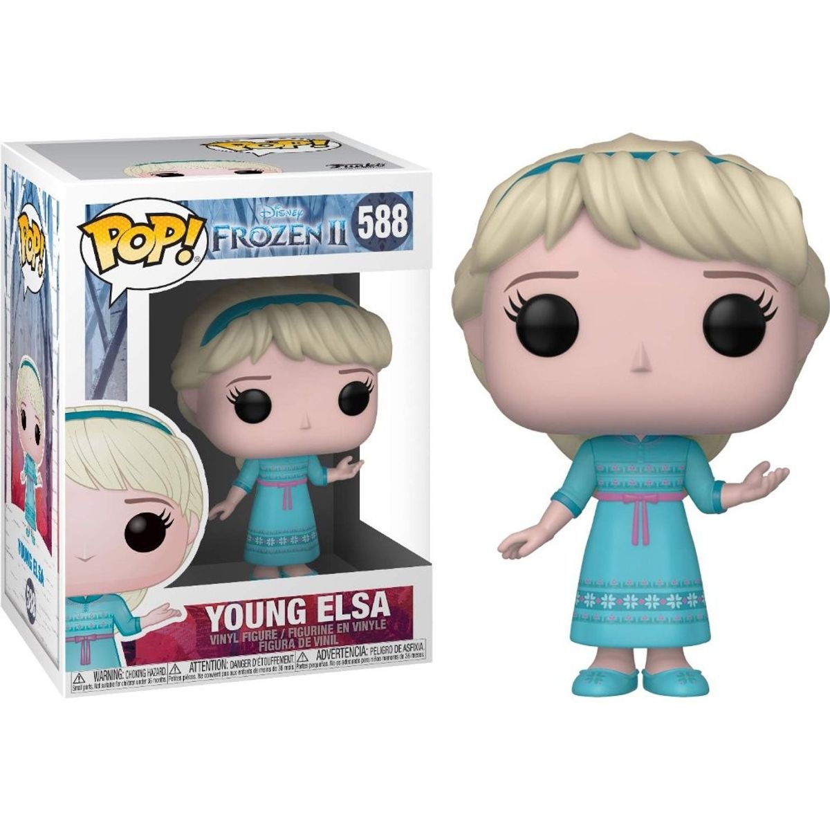 FUNKO - Funko Pop Young Elsa - Disney Frozen Caja dañada