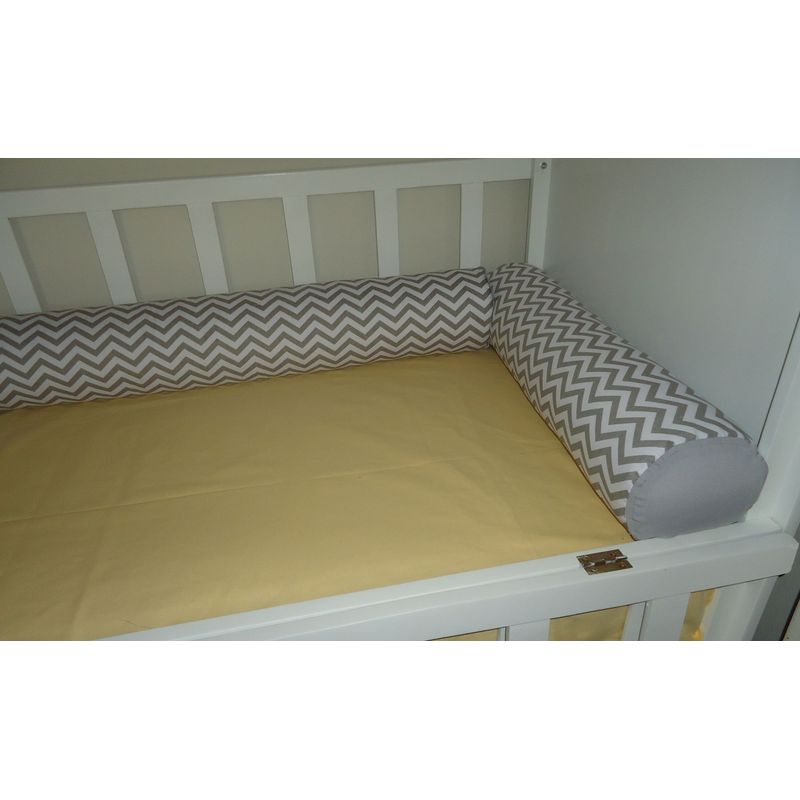 GENERICO - Bumpers Tubulares para cuna - diseño  Zig Zag -4 piezas