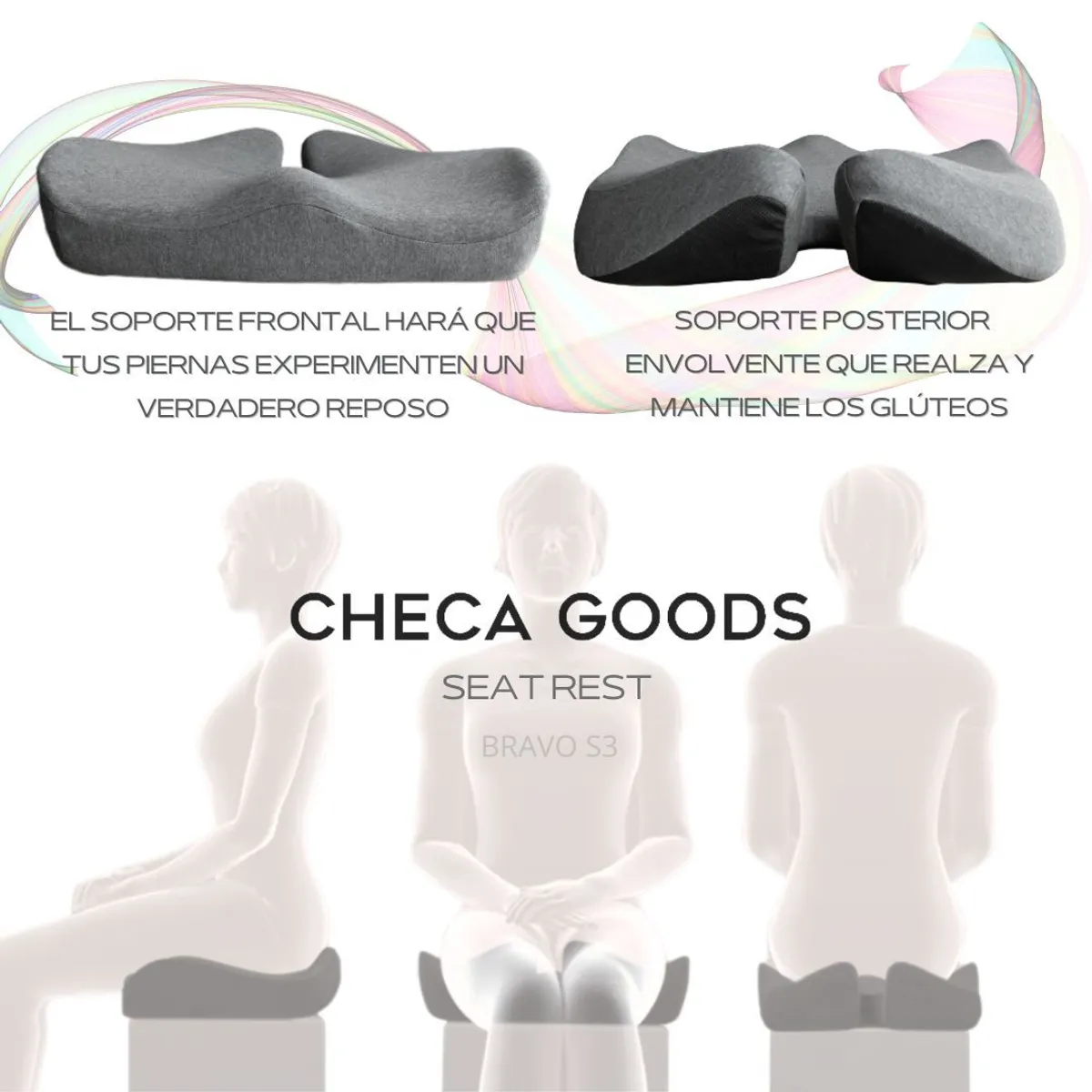 CHECAGOODS - S3 SPRING cojín para BBL mantener lipotransferencia cuidar glúteos