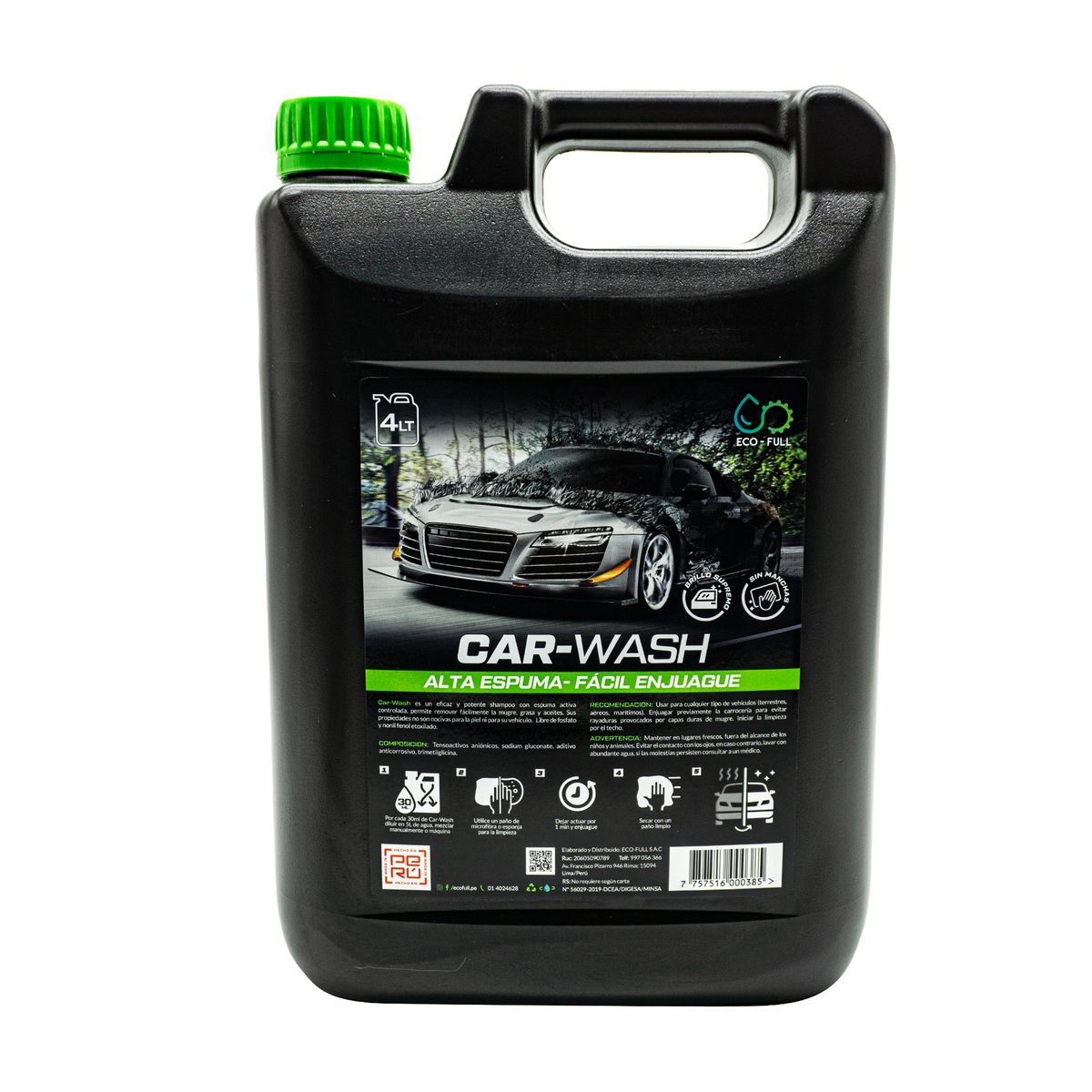 ECO FULL - CAR-WASH SHAMPOO 4L 3x2