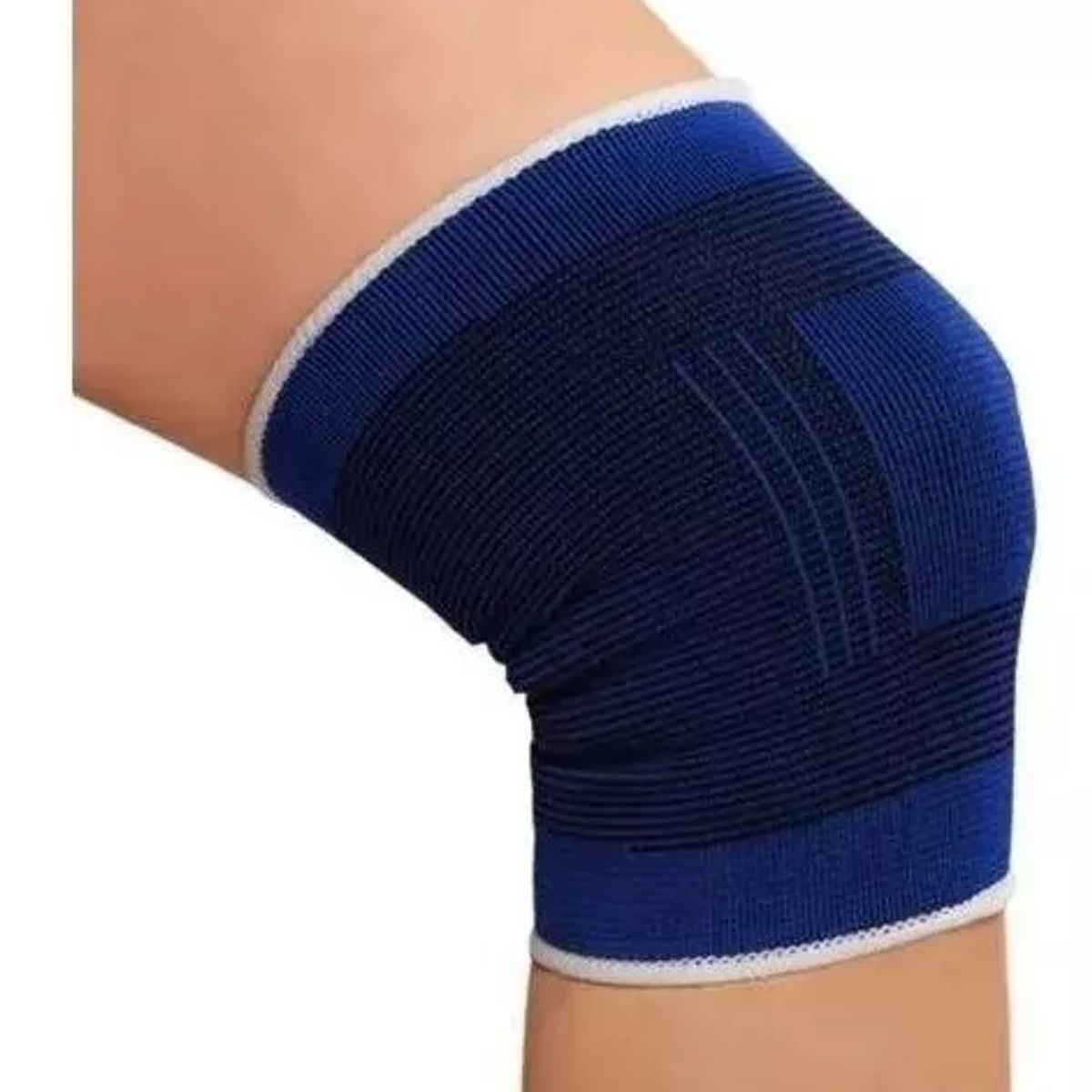 GENERICO - Rodilleras deportiva elásticas color negro  azul
