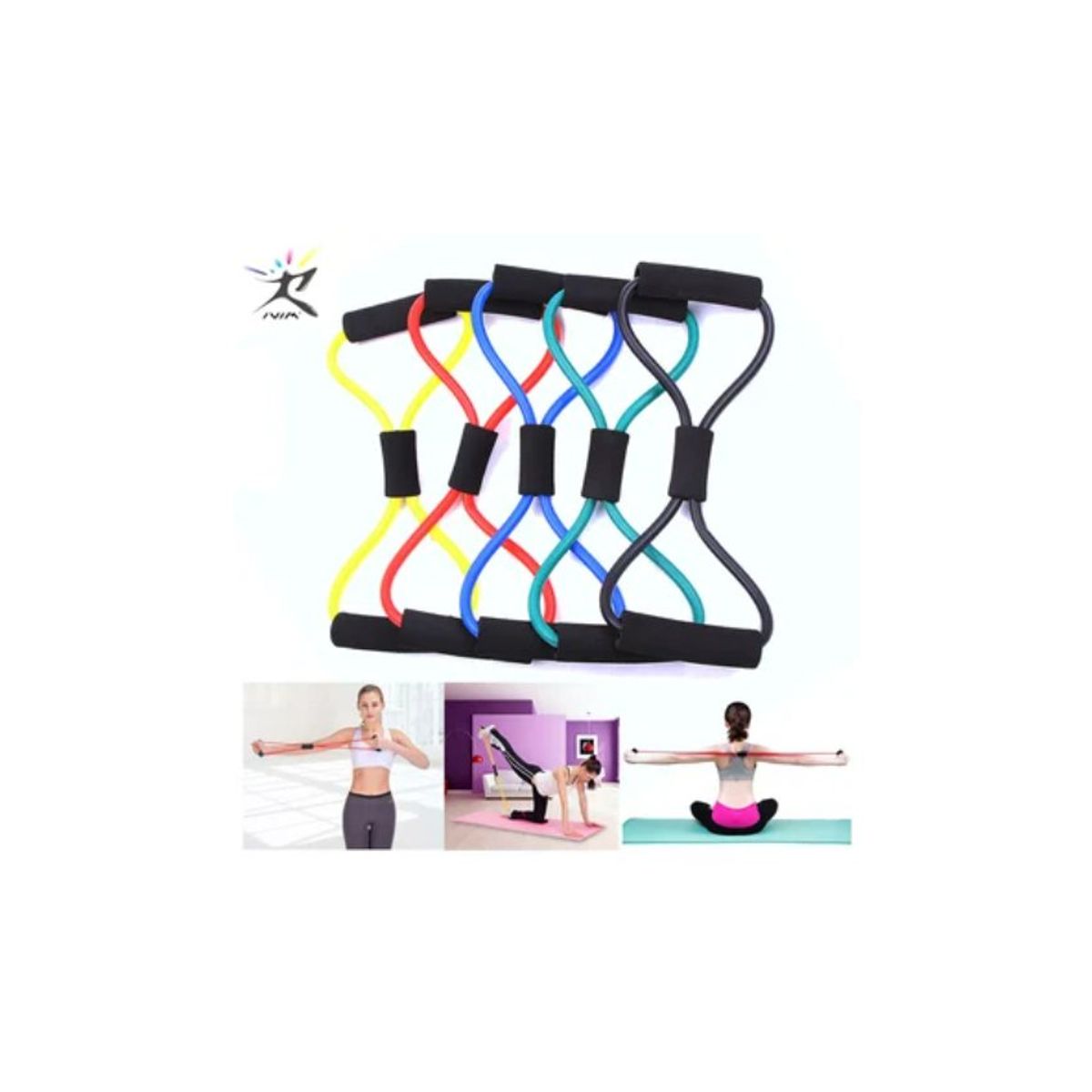 GENERICO - Liga cerrada - banda de resistencias yoga- para ejercicios