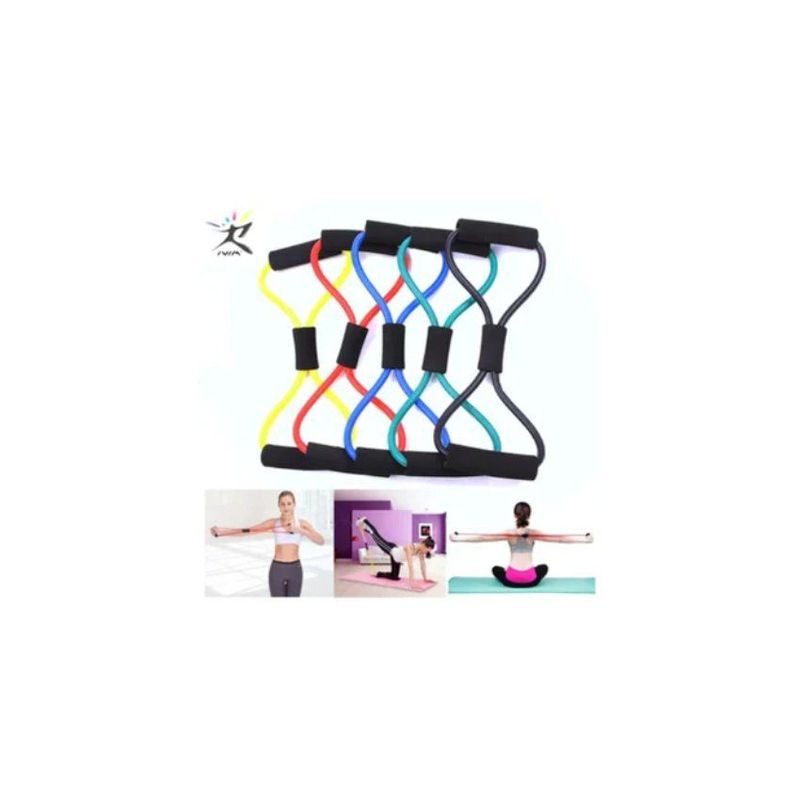 GENERICO - Liga cerrada de resistencias gym banda yoga- para ejercicios