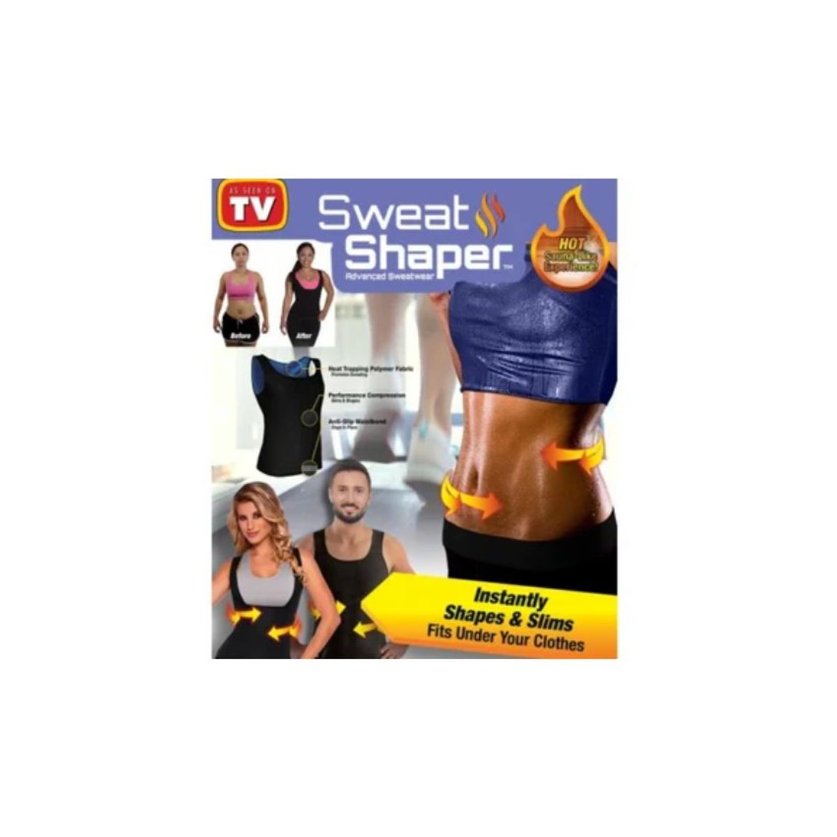 GENERICO - Fajas hombre cinturilla reductora shapers neotex para sudar