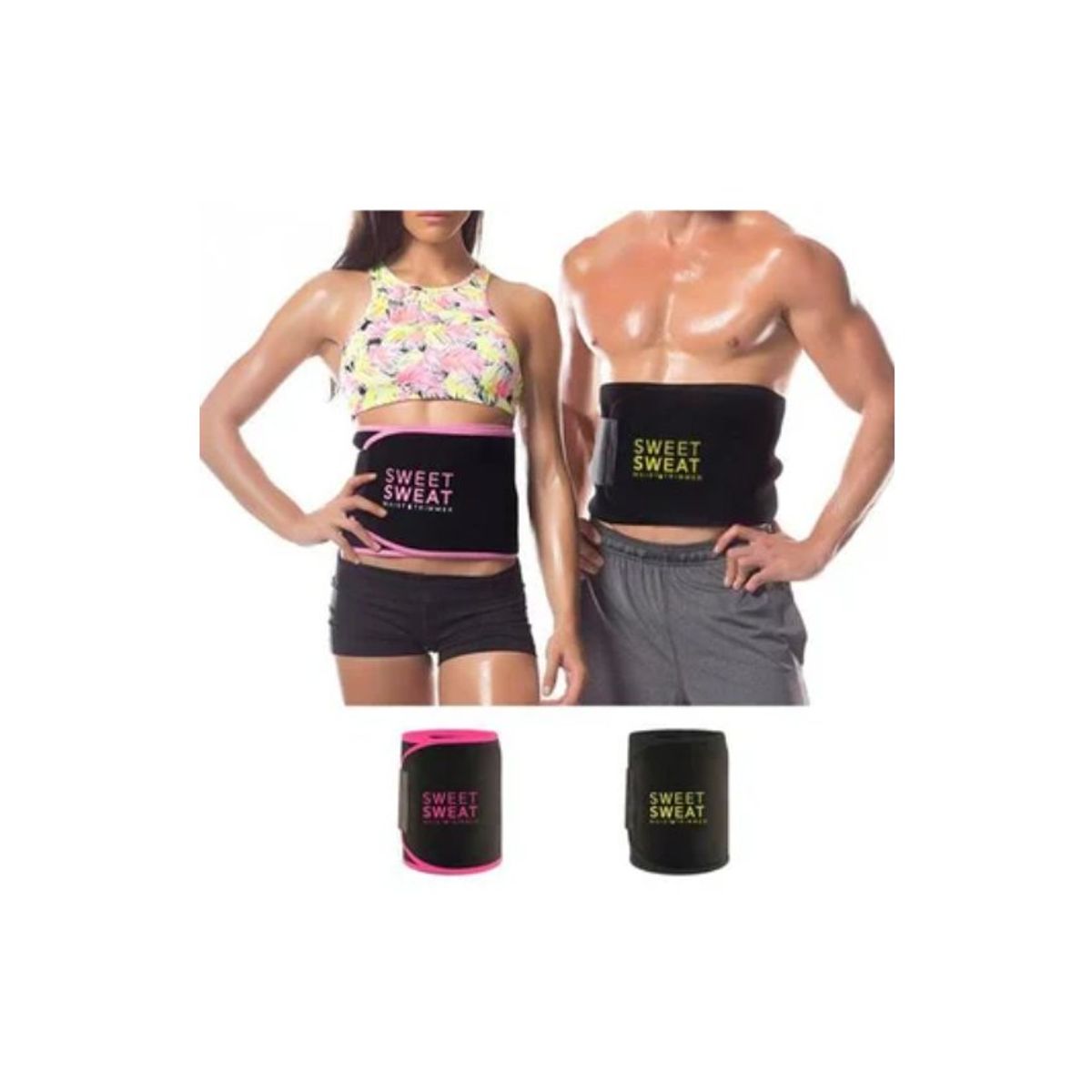 GENERICO - Faja reductora de neopreno con pega pega para adelgazar