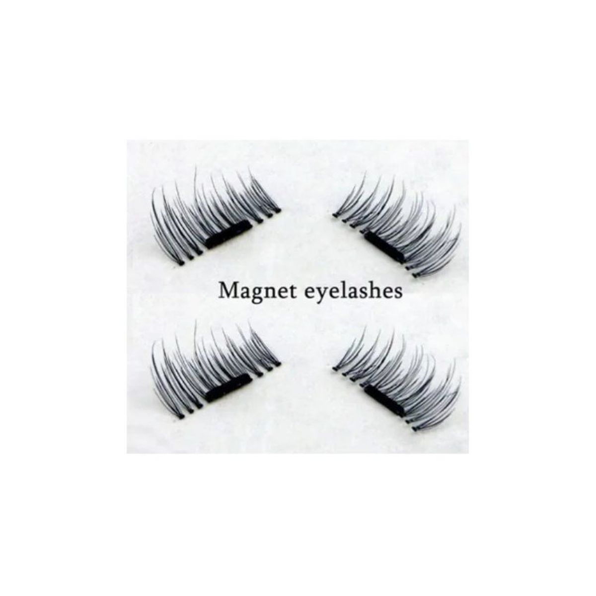 GENERICO - Pestañas magnéticas 3d - 1 imán semi naturales - imantadas