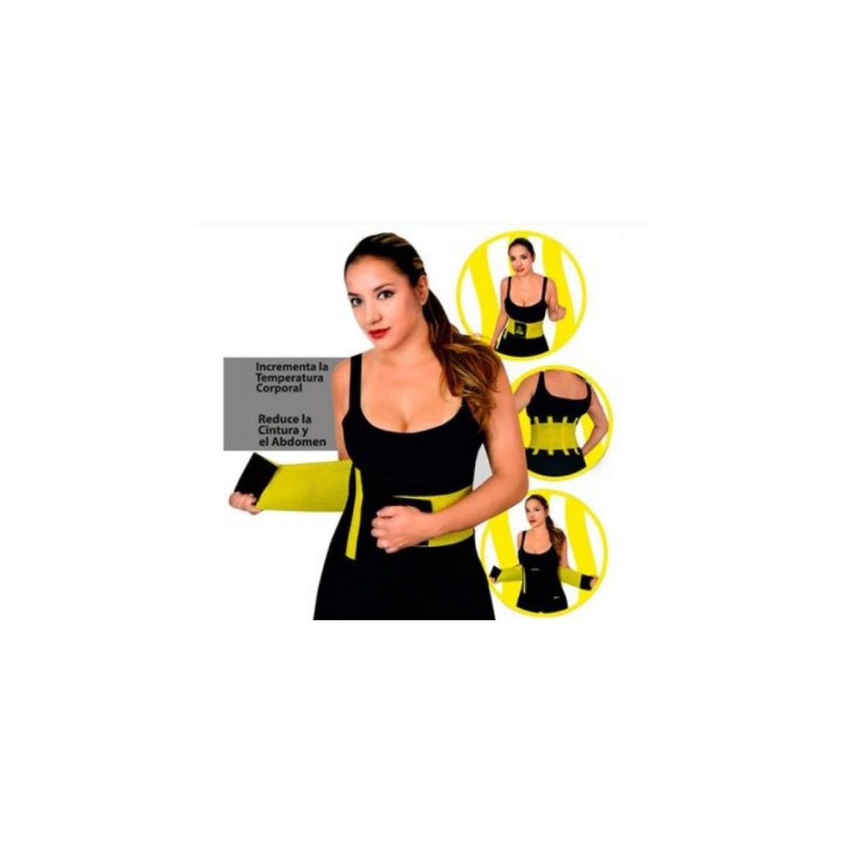 GENERICO - Fajas con banda de doble resistencia -cinturilla reductora