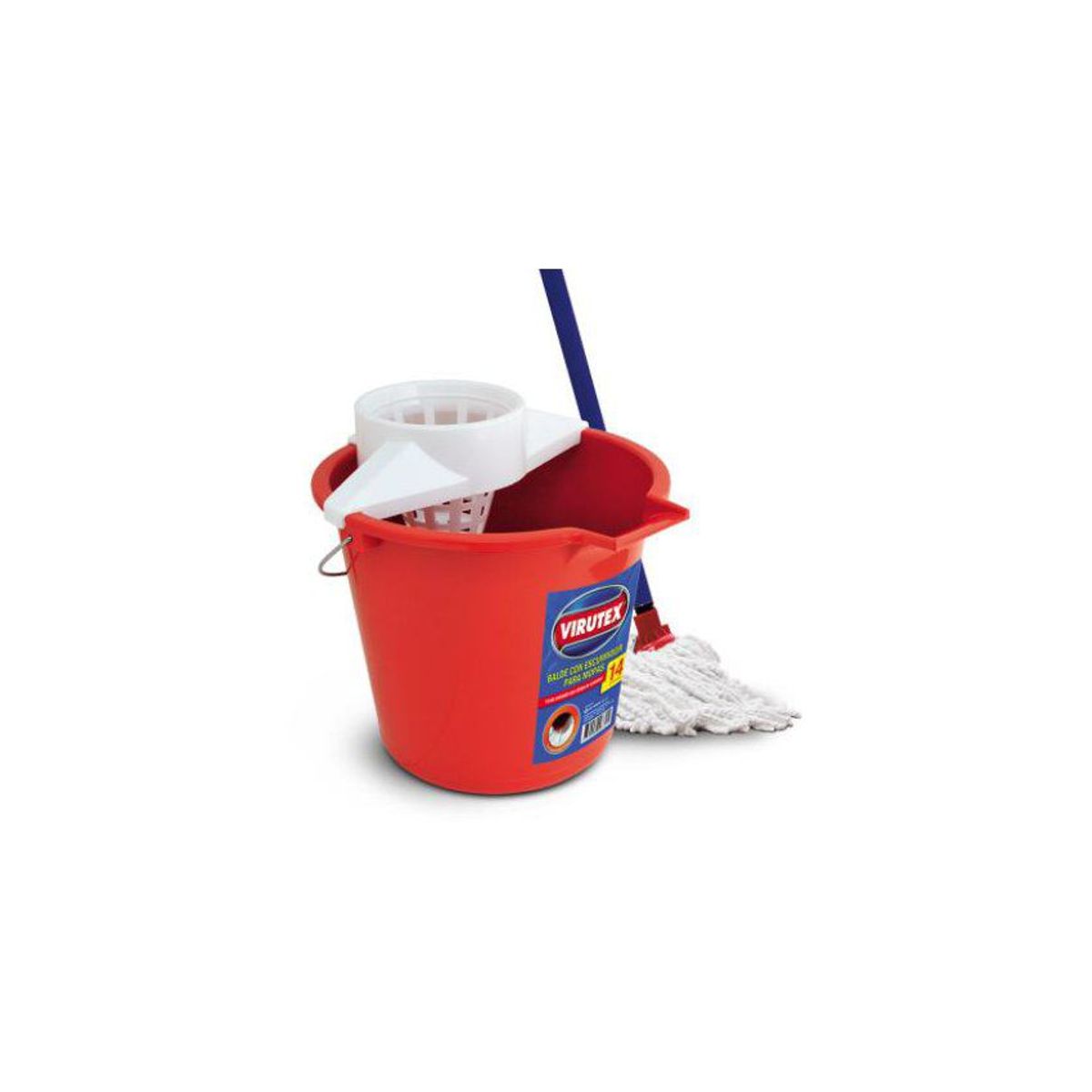 GENERICO - Trapeador giratorio mágico set de limpieza multiusos