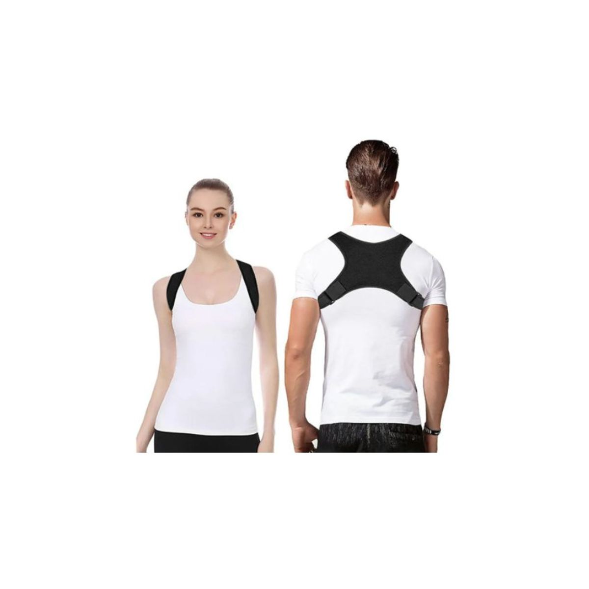 GENERICO - Faja corrector de posturas unisex con tela suave