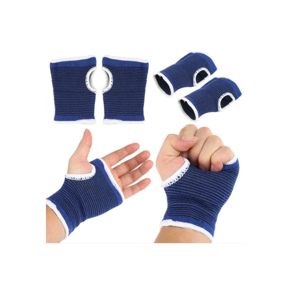 GENERICO - Mitones- guantes de entrenamiento pesas  muñequera -gimnasio