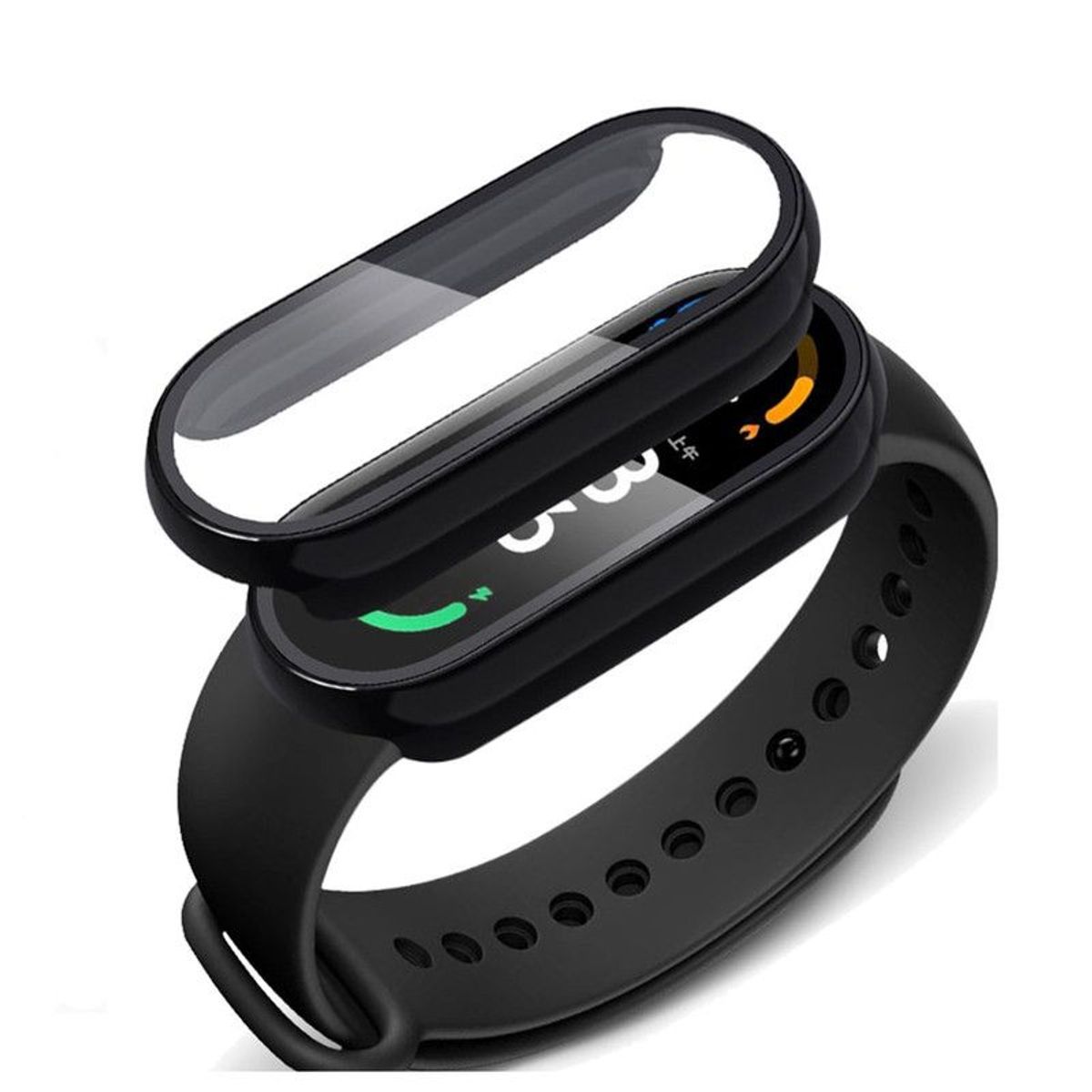GENERICO - Case con Mica Protectora 2 en 1 Para Xiaomi Mi Band 6