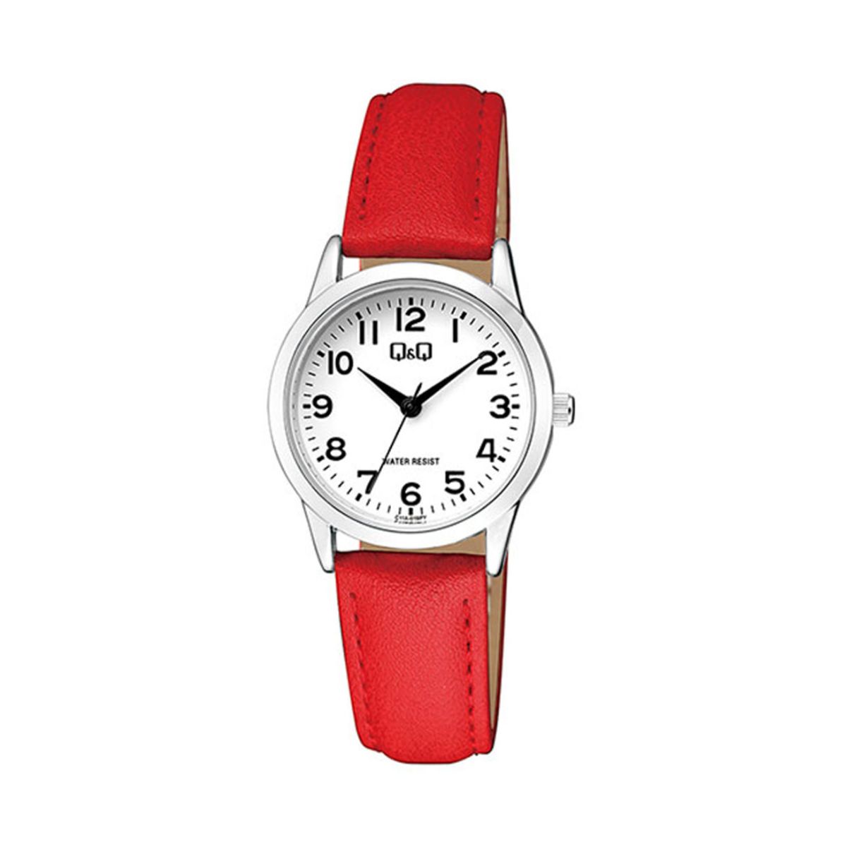 Q&Q - Reloj QQ Mujer Cuero Rojo