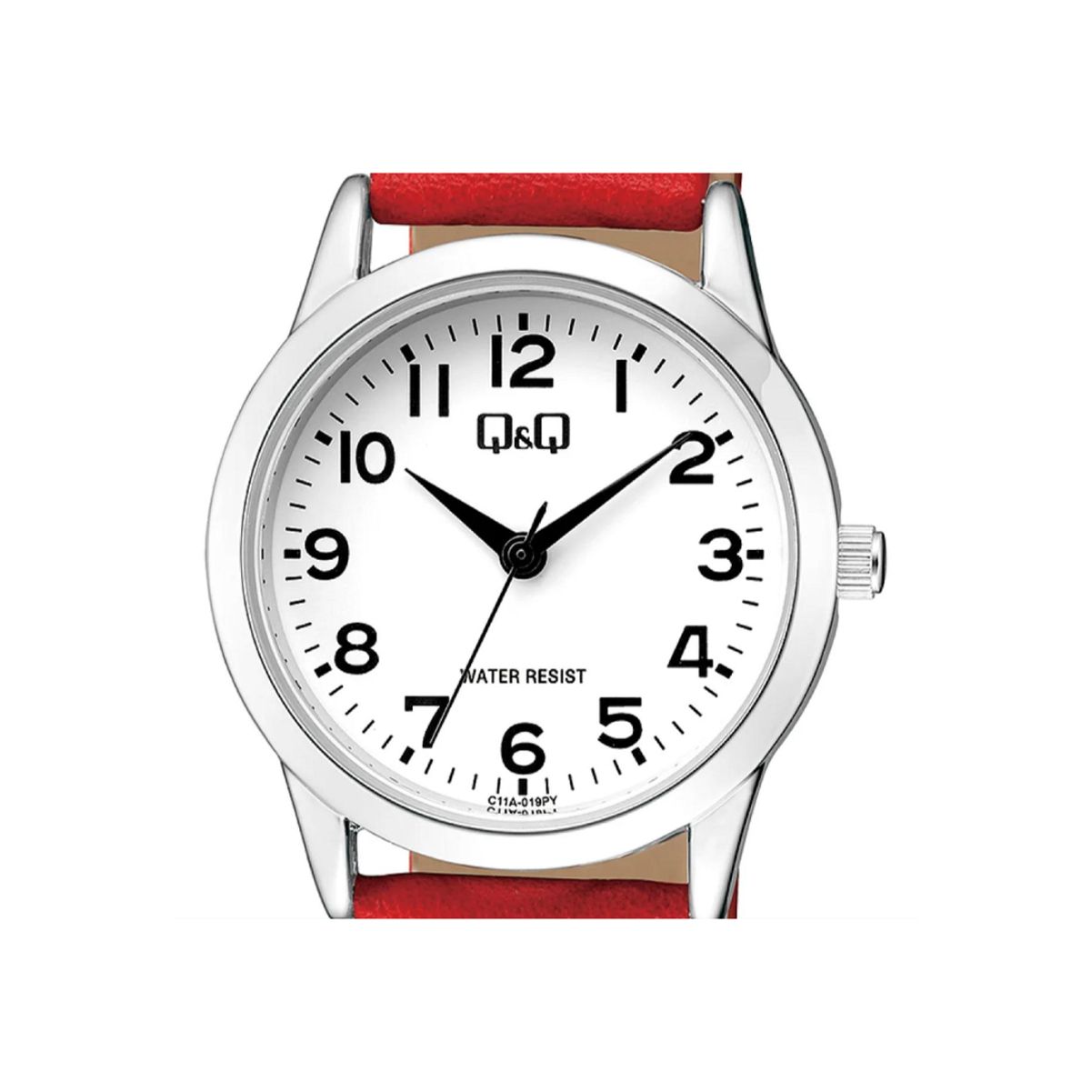 Q&Q - Reloj QQ Mujer Cuero Rojo