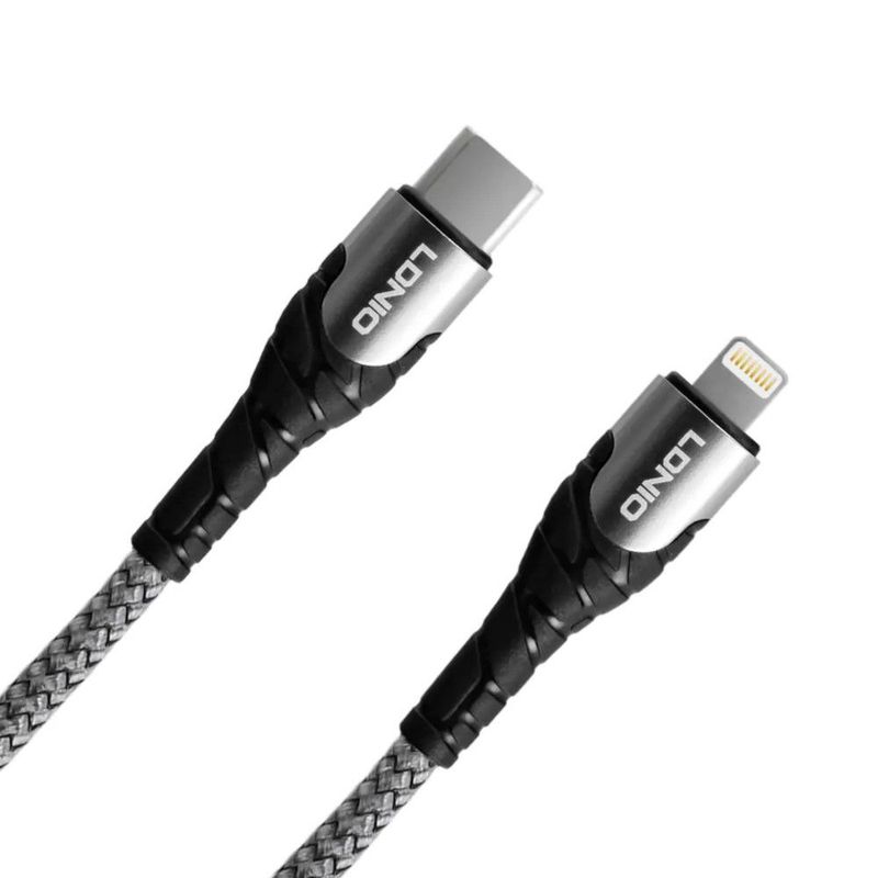 LDNIO - Cable de carga Rápida USB-C a Lightning 2 m PD 30w