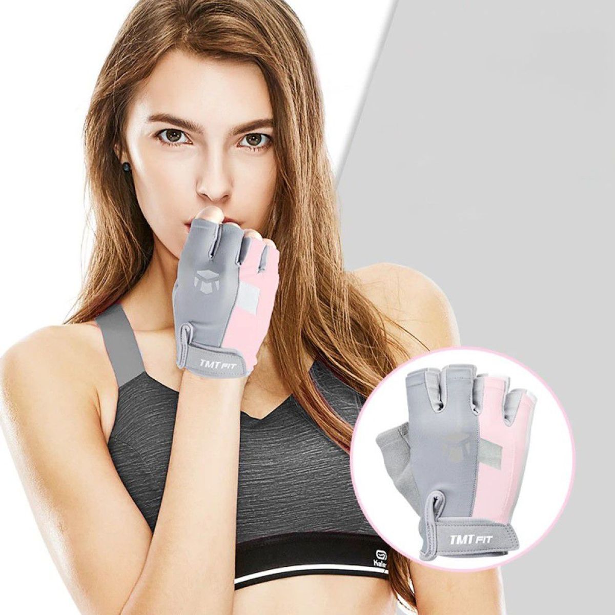 TMT - Guantes Gym Mujer TMT W47 Transpirables