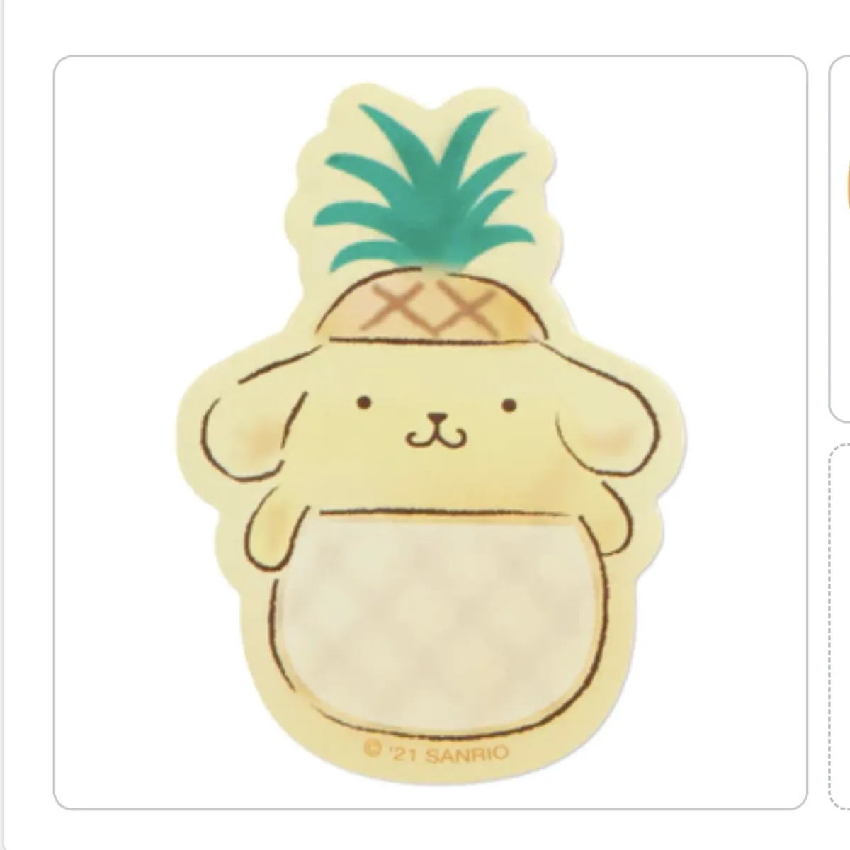 SANRIO - Sanrio - Notas Adhesivas Pom Pom Purin Designs