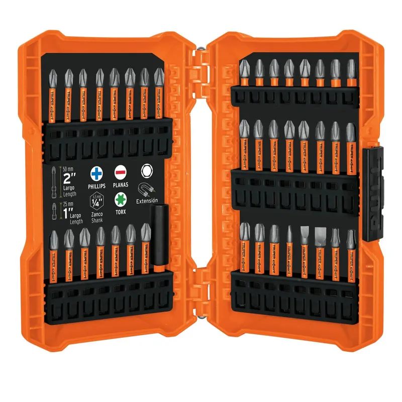 TRUPER - 40 puntas de impacto para taladro atornillador Truper Expert