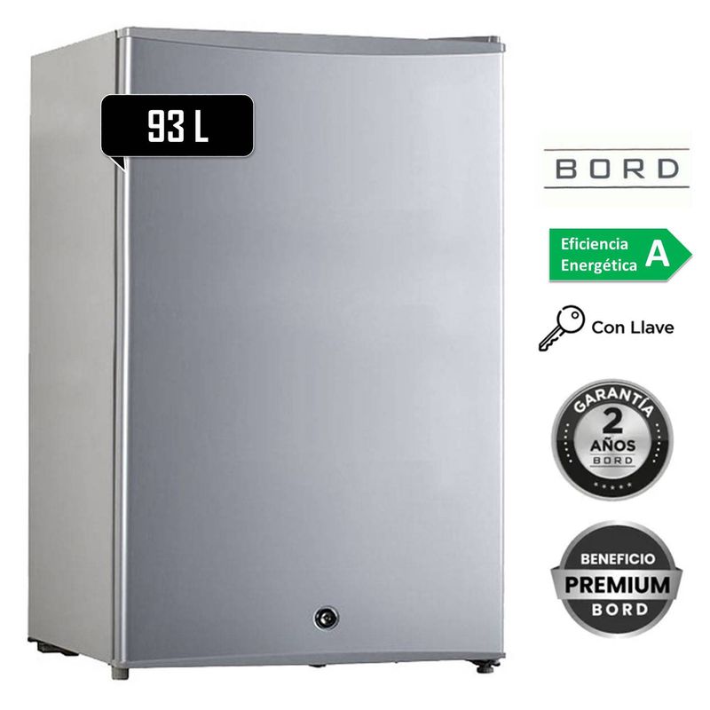 BORD - Frigobar Bord Mi120S-M 93L Silver
