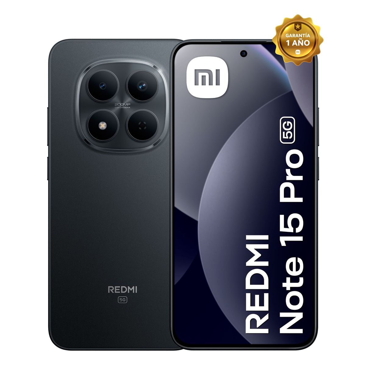XIAOMI - XIAOMI REDMI NOTE 15 PRO 5G 8GB 512GB NUEVO - BLACK