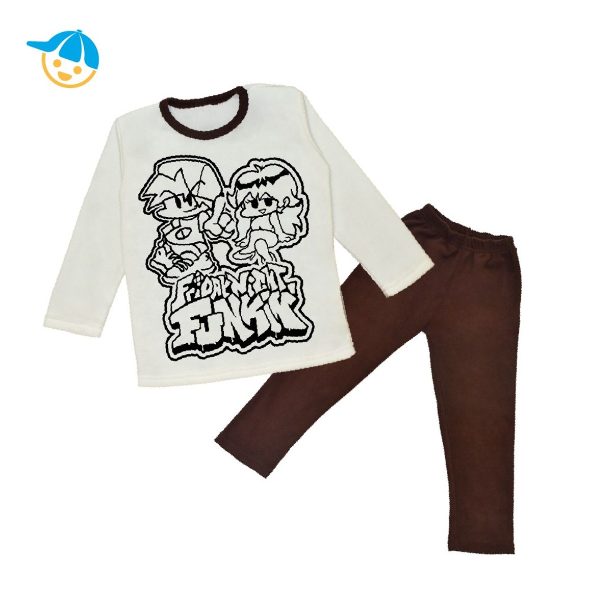 GENERICO - PIJAMA MICROPOLAR DE NIÑO MODELO FRIDAY NIGHT FUNKIN