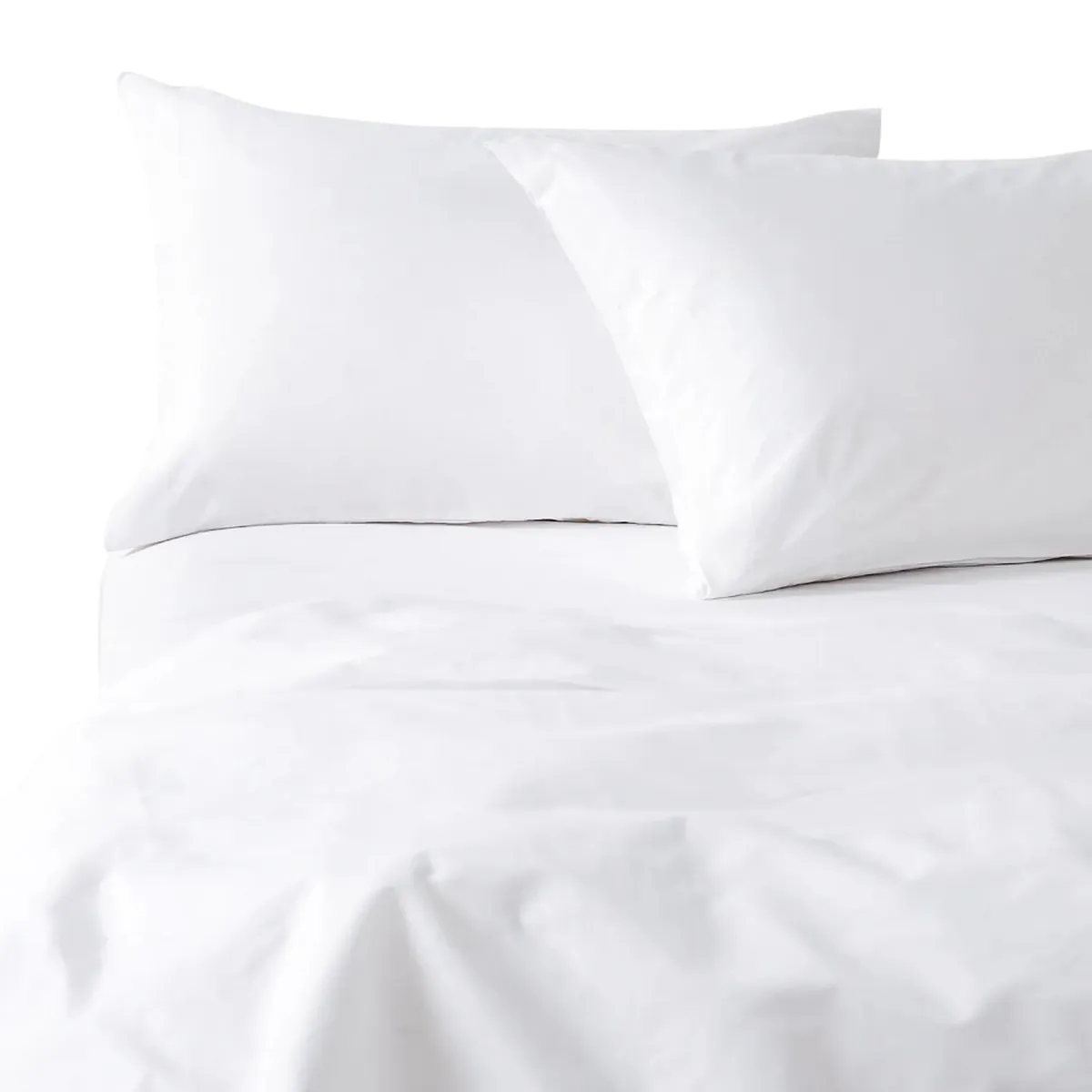 DRIMER - Juego de Sábanas Drimer 100% Algodón 220 Hilos Blanco 1.5 Pz